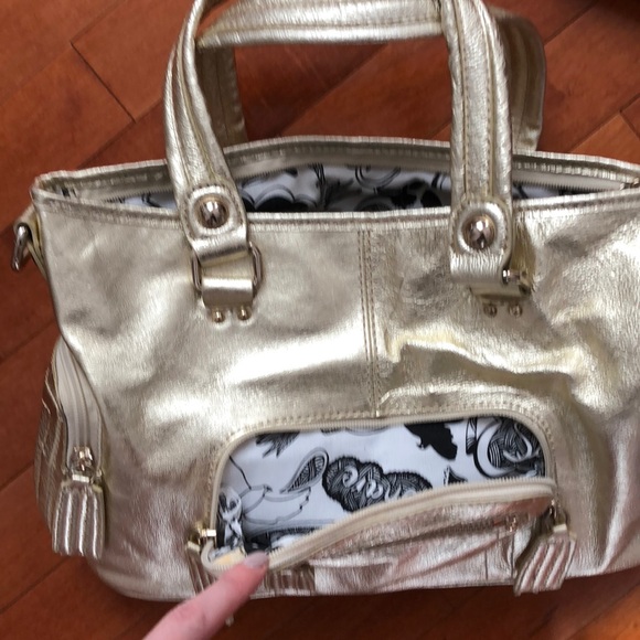 The SAK gold leather bag - Picture 4 of 7